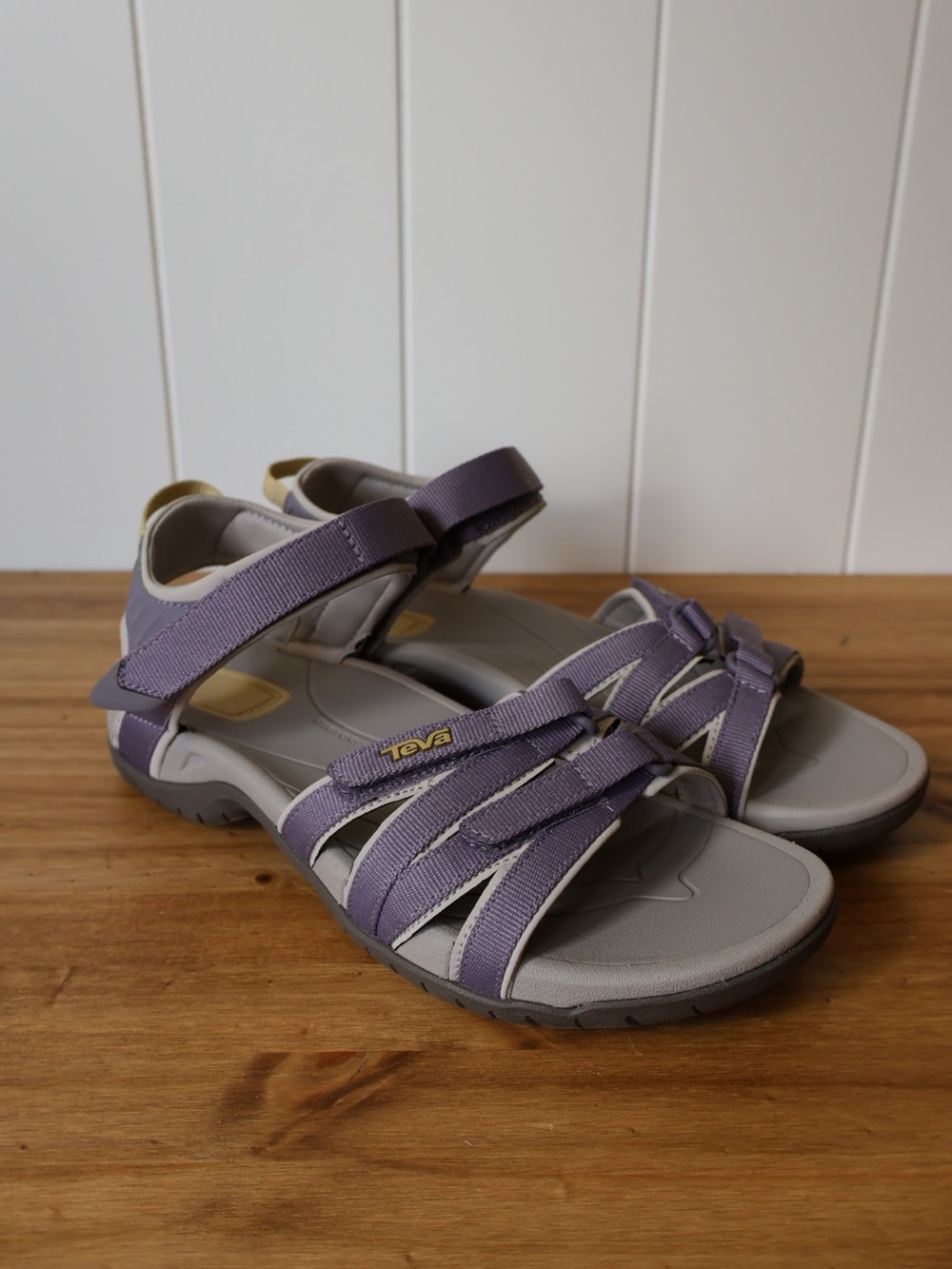 Teva Tirra Women's Strappy Outdoor Sandals Grey Ridge Lavender Sz 7.5 NWOT